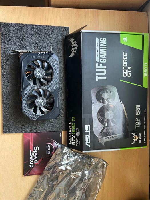 Відеокарта ASUS TUF Gaming GeForce GTX 1660 Ti OC