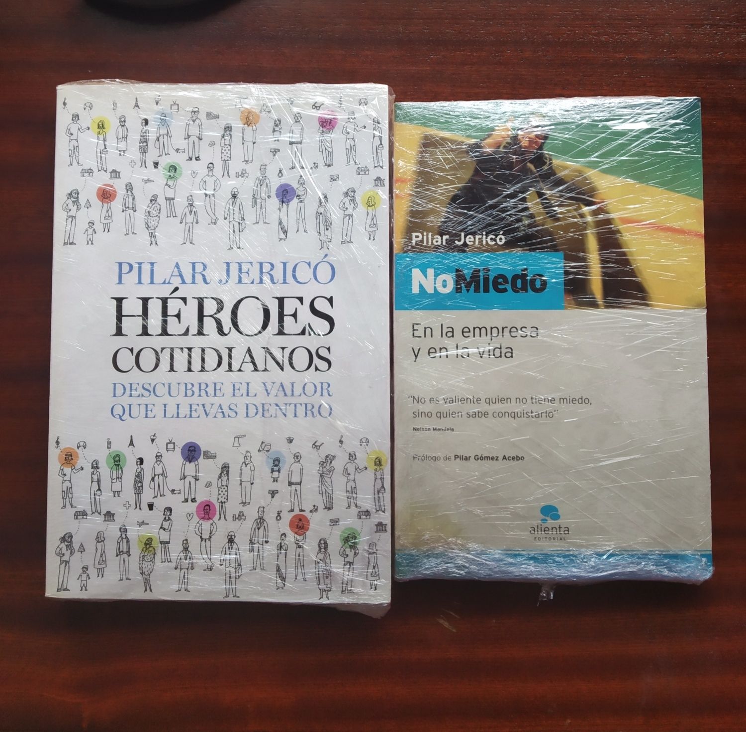 Vendo 2 Livros Pilar Jericó (No Miedo + Héroes Cotidianos)