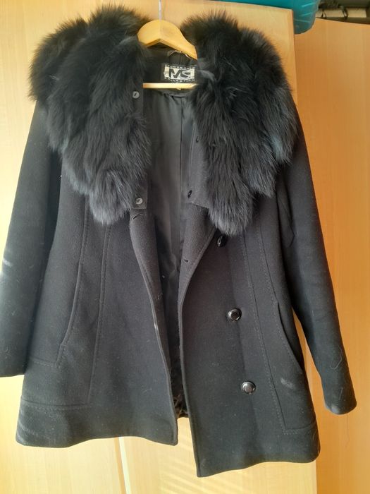 Пальто осінь-зима МS дуже тепле з відстібним хутром