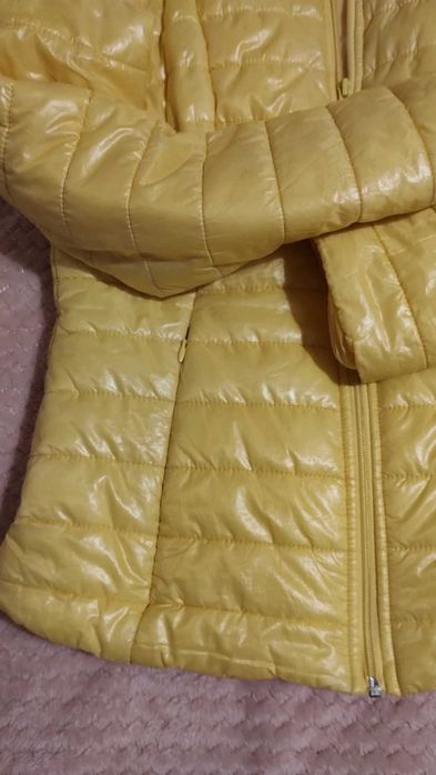Kurtka damska żółta, jakby puchowa, 100% poliester, firmy House roz. L