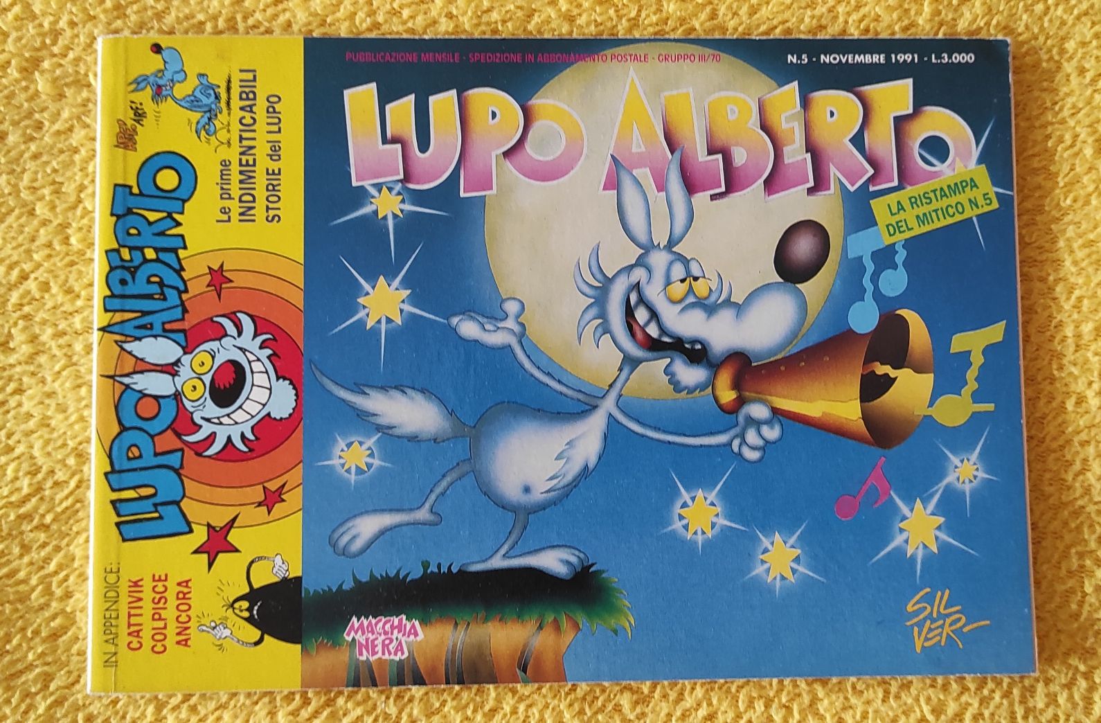 komiks włoski Lupo Alberto 1991