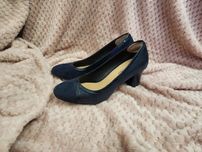 buty damskie kolor granatowy