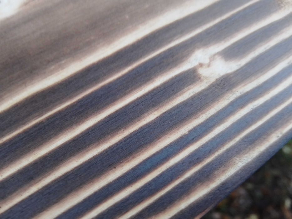 Lamela drewniana - ogrodowa, opalana