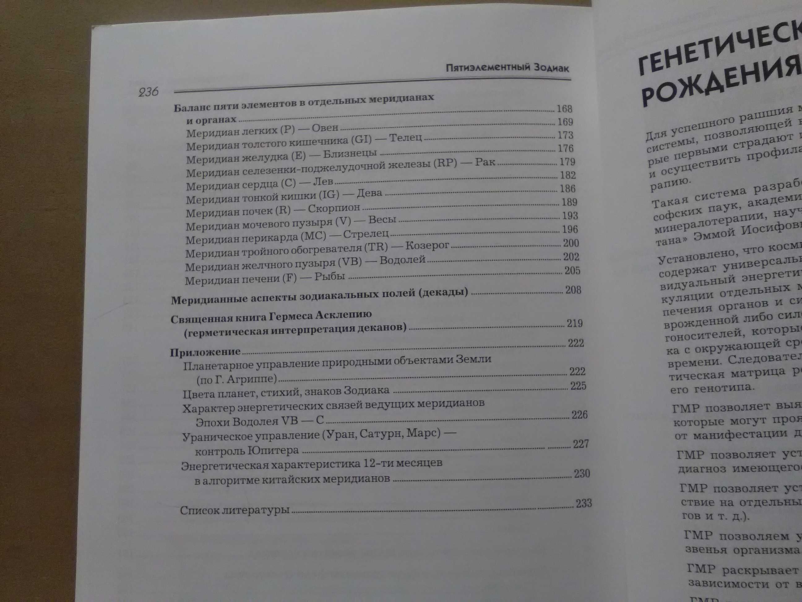 Гоникман Пятиэлементный Зодиак. Психофизиологические астромеридианные