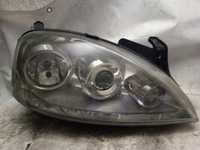 Opel Corsa C lampa przednia prawa soczewka