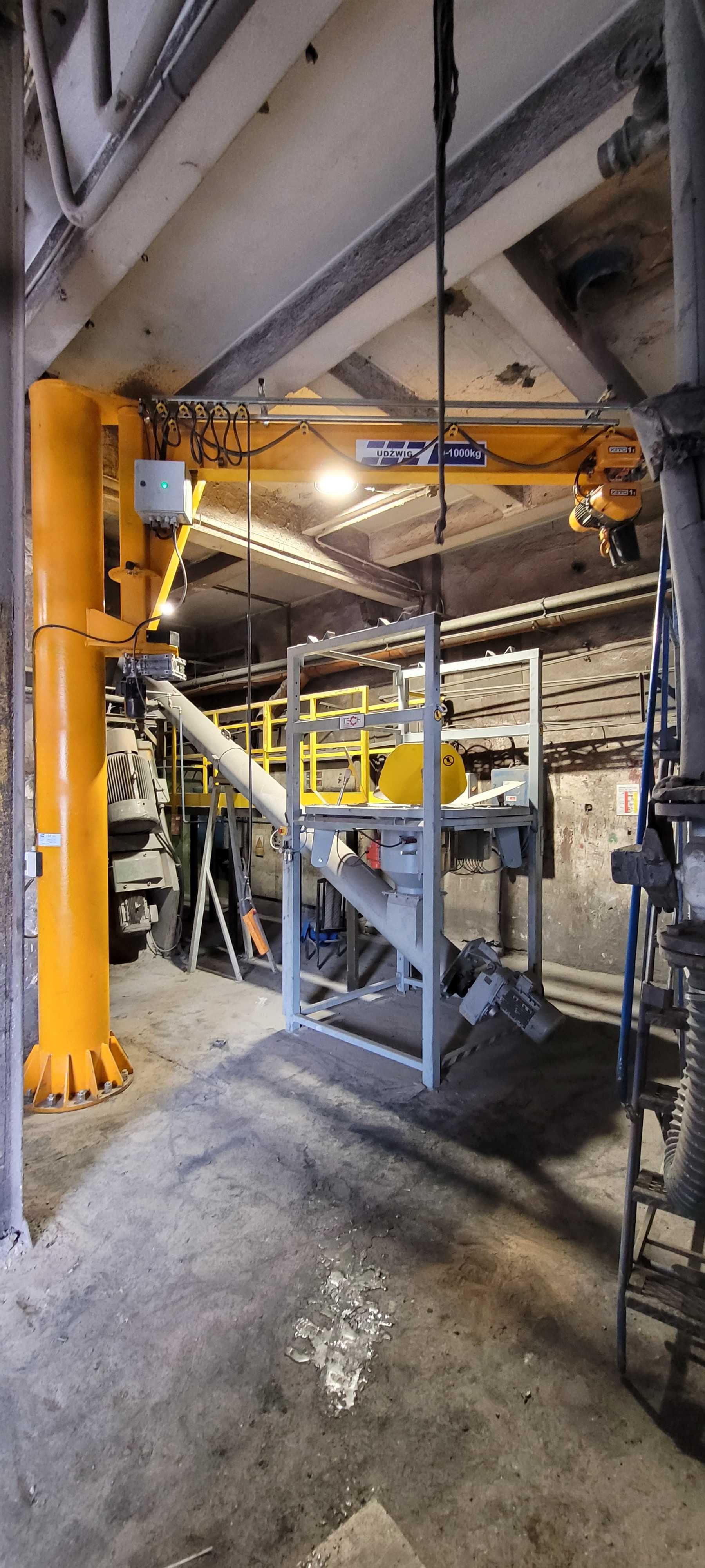 Żurawik słupowy 1000kg 1T elektryk nowy Leasing wersja Premium