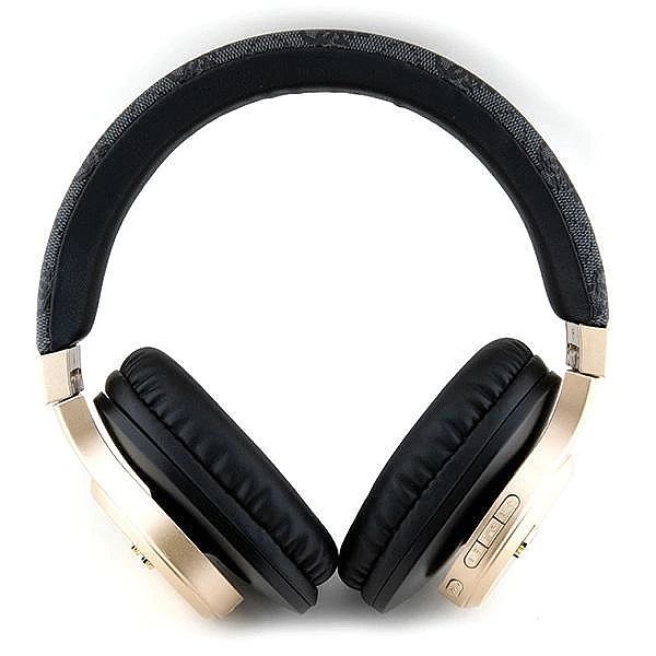 Słuchawki nauszne Guess 4G Script Bluetooth - czarne