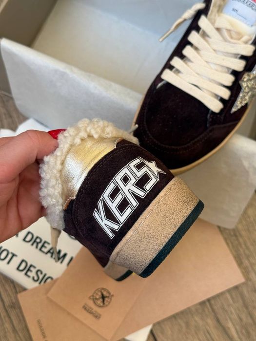 кеди зимові теплі кросівки жіночі ggdb golden goos голден гус замшеві