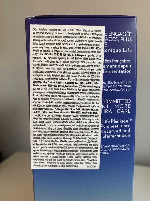 Biotherm Summer Waterlover Duo -zestaw do opalania SPF50+