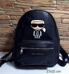 Plecak damski Karl Lagerfeld pasek logowany *wysyłka za pobraniem*