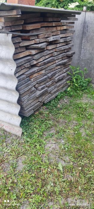 Дуб дошка суха розпилена по 1,20м