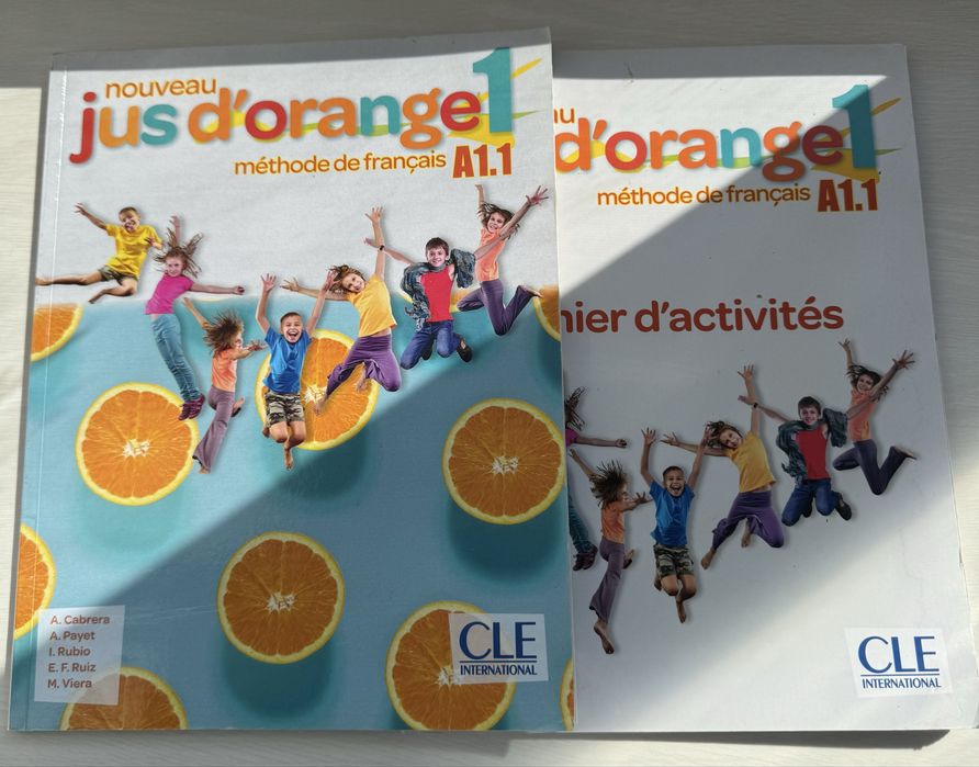 Підручник та зошит з французської Nouveau Jus d’orange 1