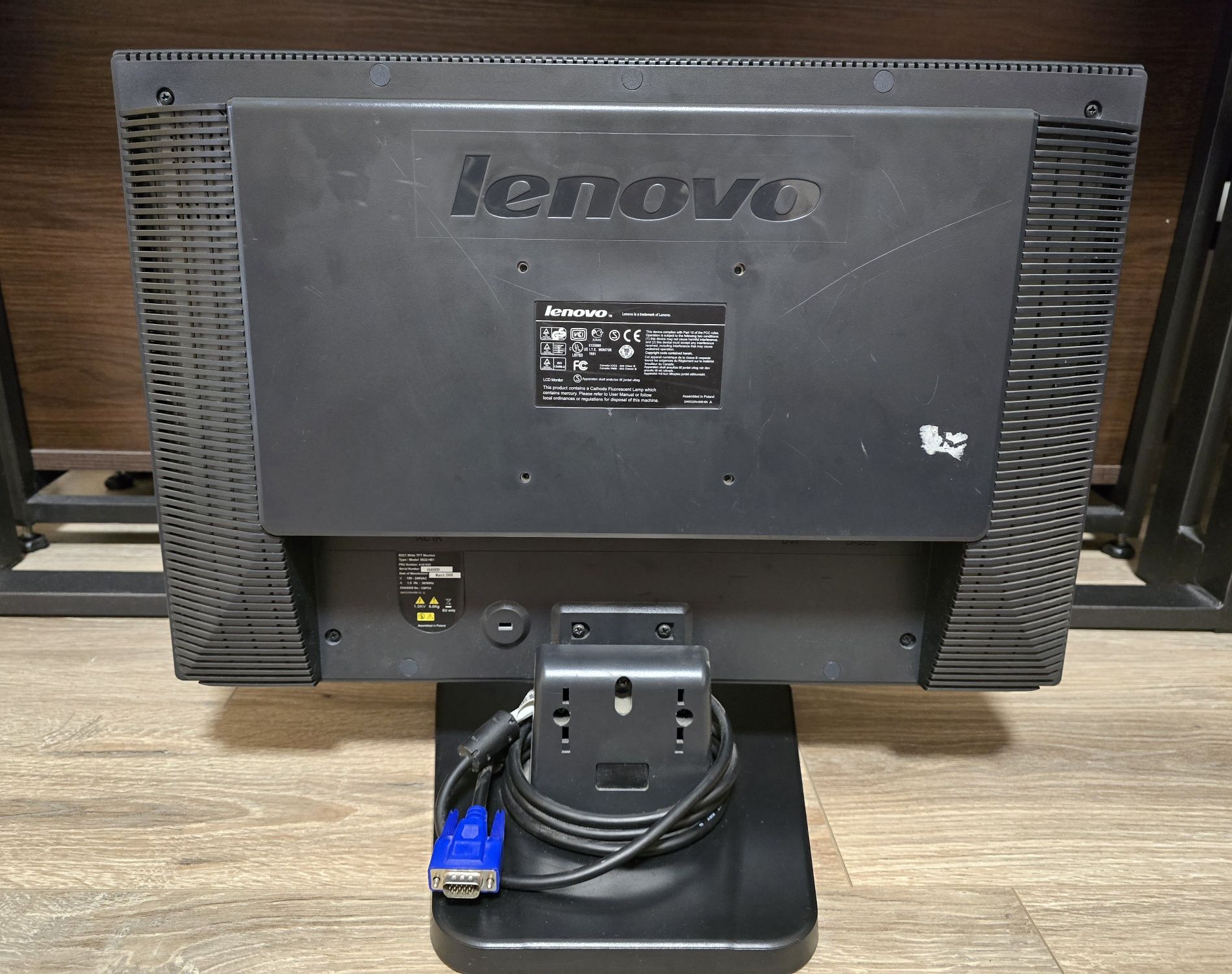 Монітор Lenovo модель 6622-HB1
