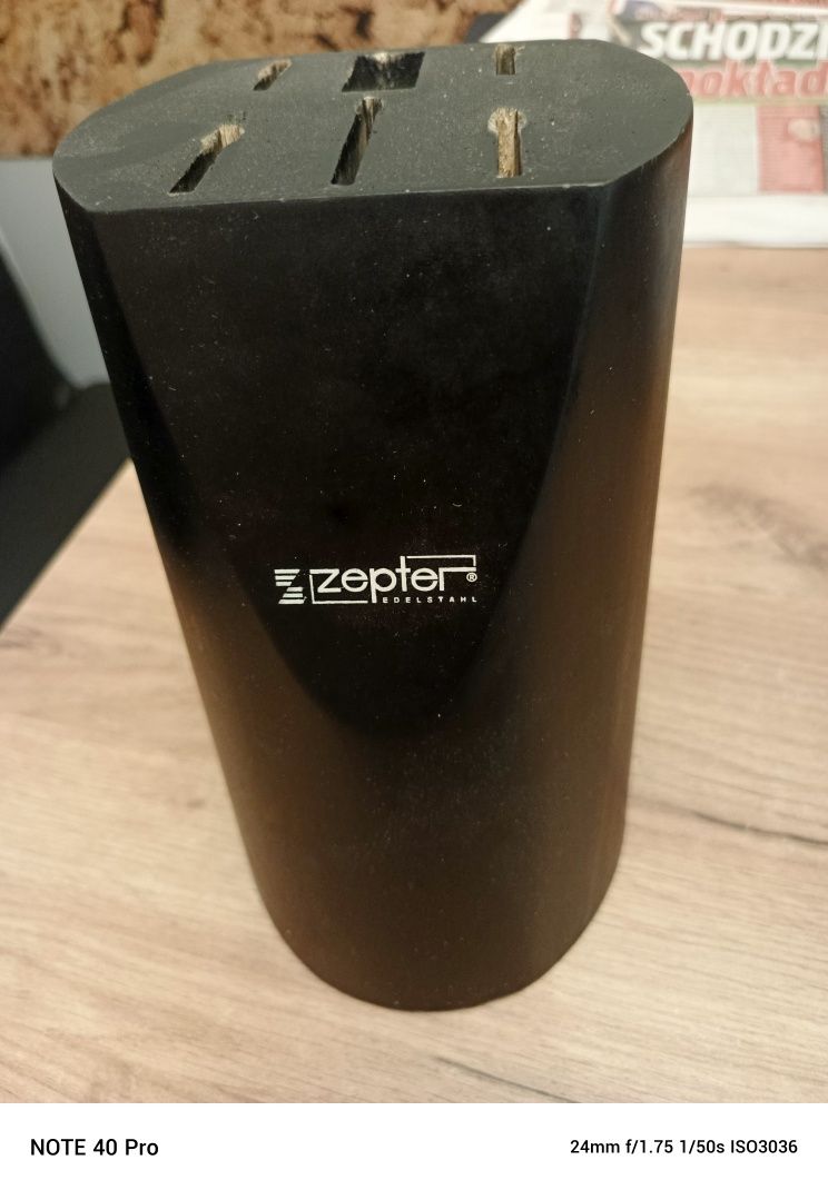 Noże w bloku Zepter