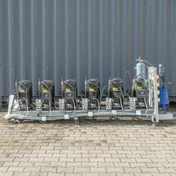 Zestaw sprężarkowy COPELAND 6x sprężarka ZB 11MCE-TWD-551 6x23,97m3/h