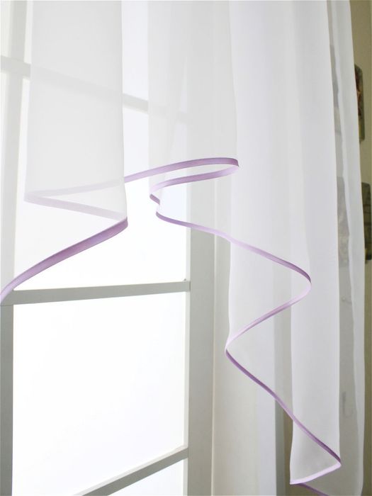 Тюль кухонна арка білого та молочного кольору