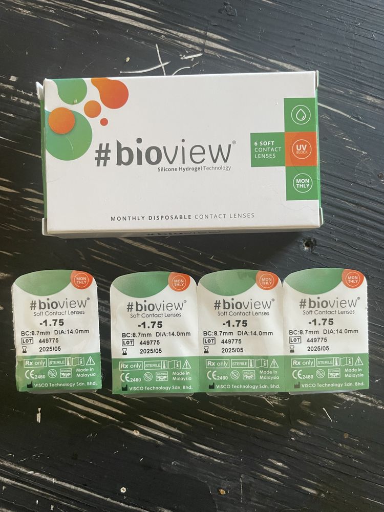 Soczewki Bioview -1,75