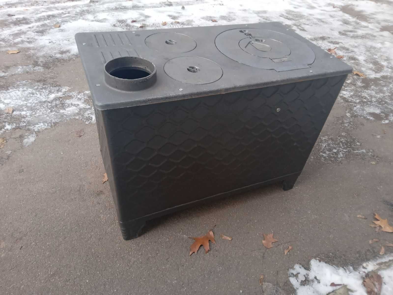 Дров'яна піч-кухня Eforisi EFS-12 з варочною поверхнею та духовкою 8kw