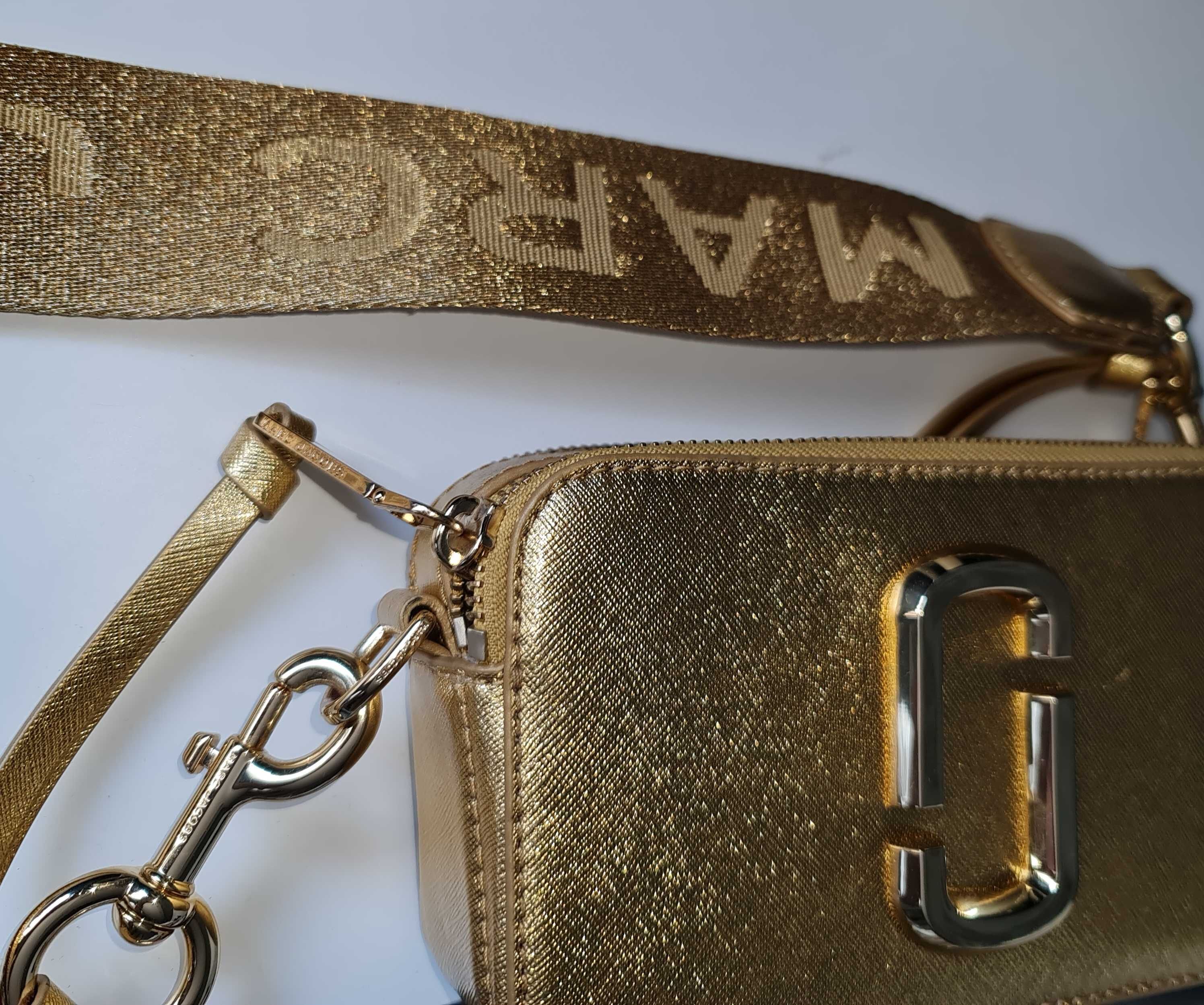 Torebka MARC JACOBS zlota model flagowy