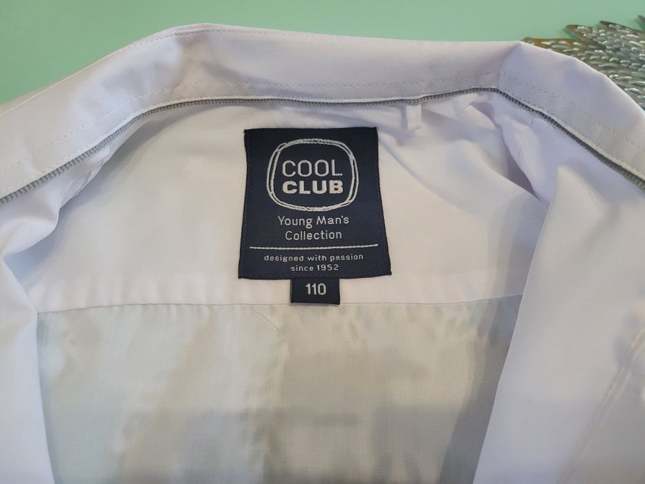 Koszula biała z długim rękawem