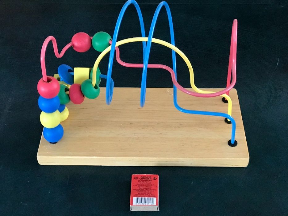 Детский деревянный пальчиковый лабиринт Mothercare развивающая игрушка