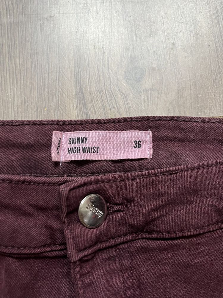Spodnie skinny rozm 36