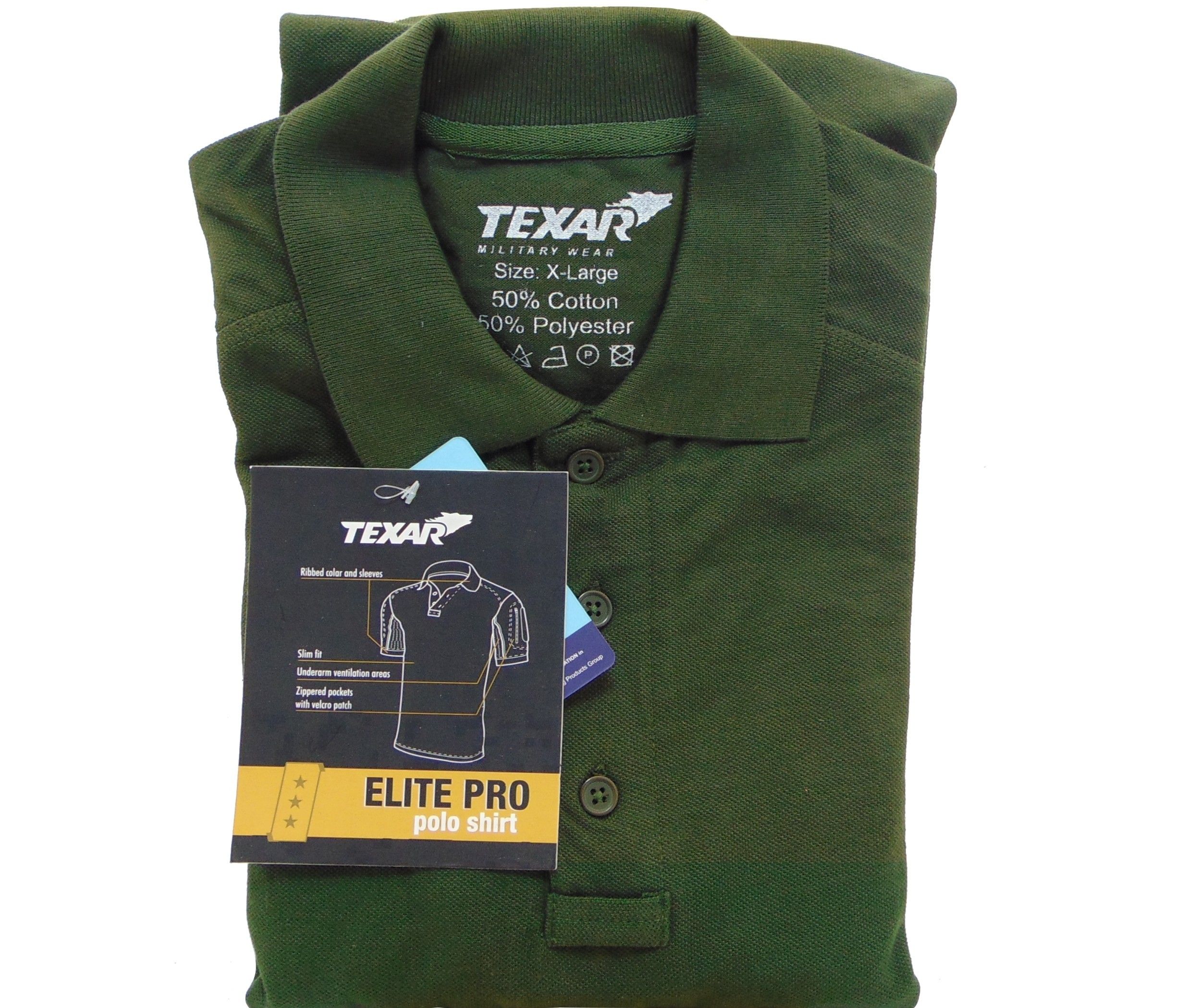 koszulka polo elite TEXAR  OLIV 3XL