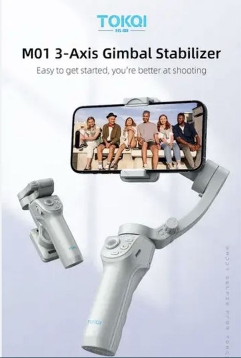 Стабілізатор TOKQI селфі палка відслідкуванням AII 3 осьовий блогер