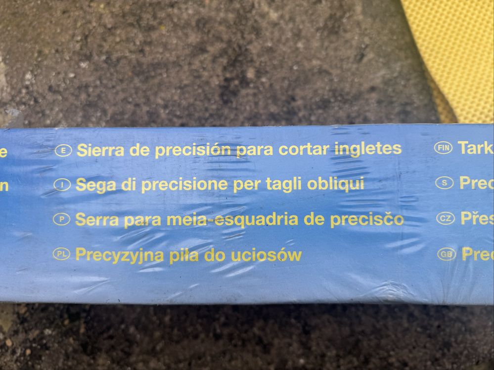 Serra para meia esquadria de precisão