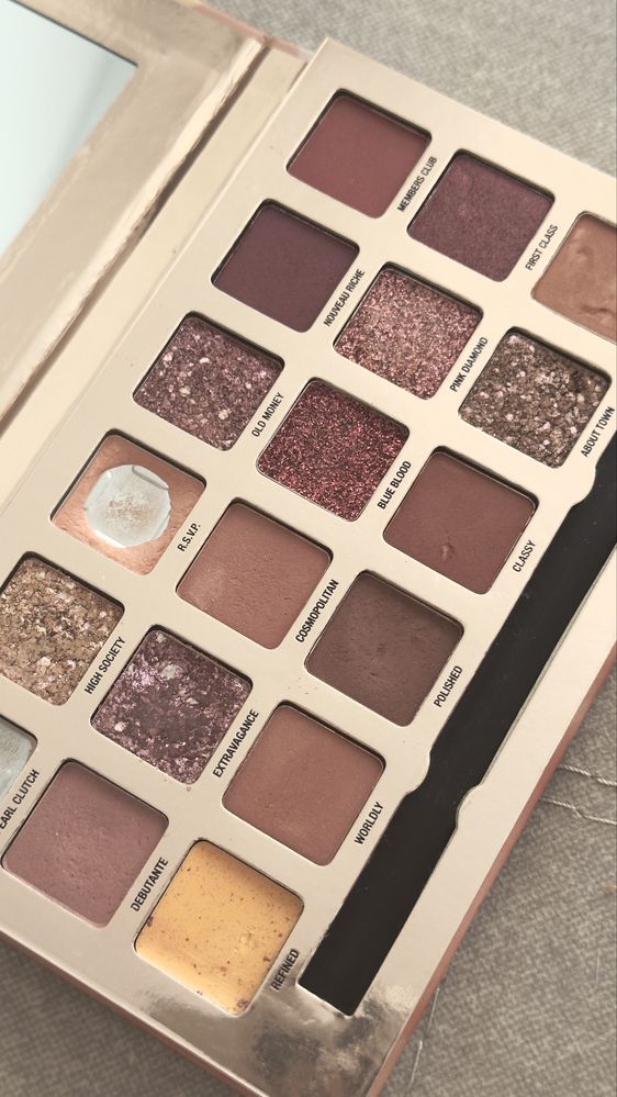 Палетка тіней для повік W7 Indulgent Socialite Multi Textured­ Pressed