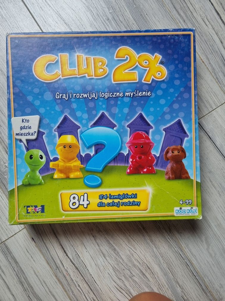 Club 2% Top TM Toys gra logiczna