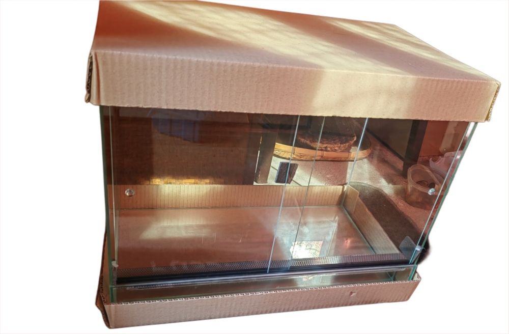 Terrarium 60l nowe zapakowane - dla żółwia gekona