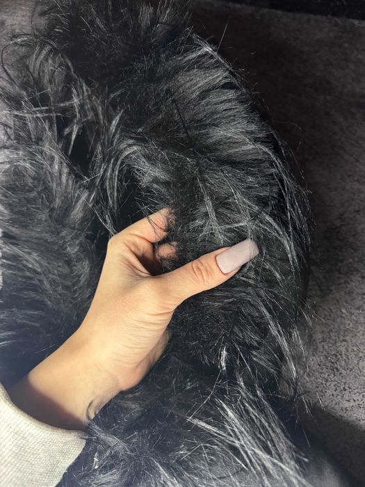 Зип кофта с мехом Rick Owens type opium archive