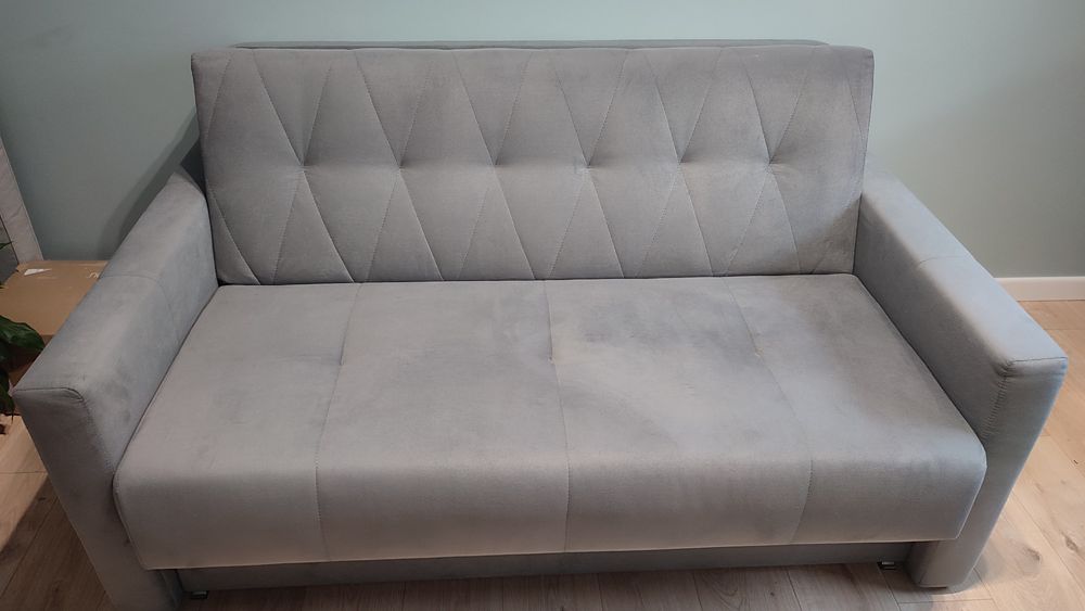Sofa amerykanka, szara Bomo 3 (166 cm)