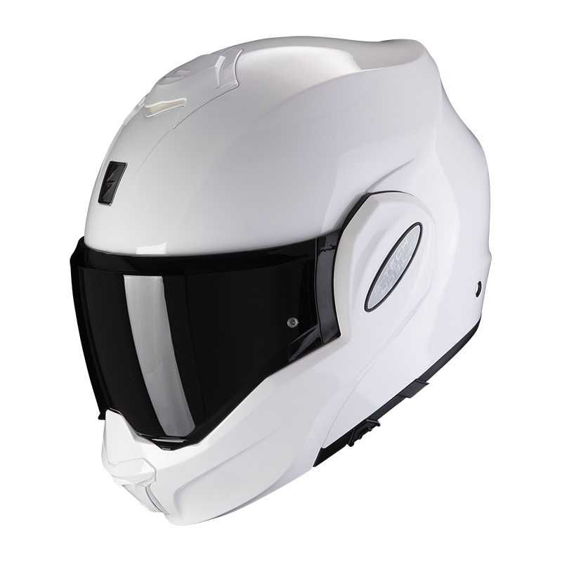 Kask szczękowy SCORPION EXO-TECH EVO Czarny matt - Biały roz. S-XXL