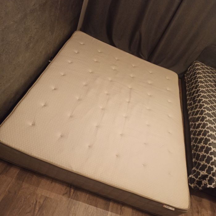 Ikea HESSENG Materac sprężynowy twardy 160x200 +materac IKEA Tromsdale