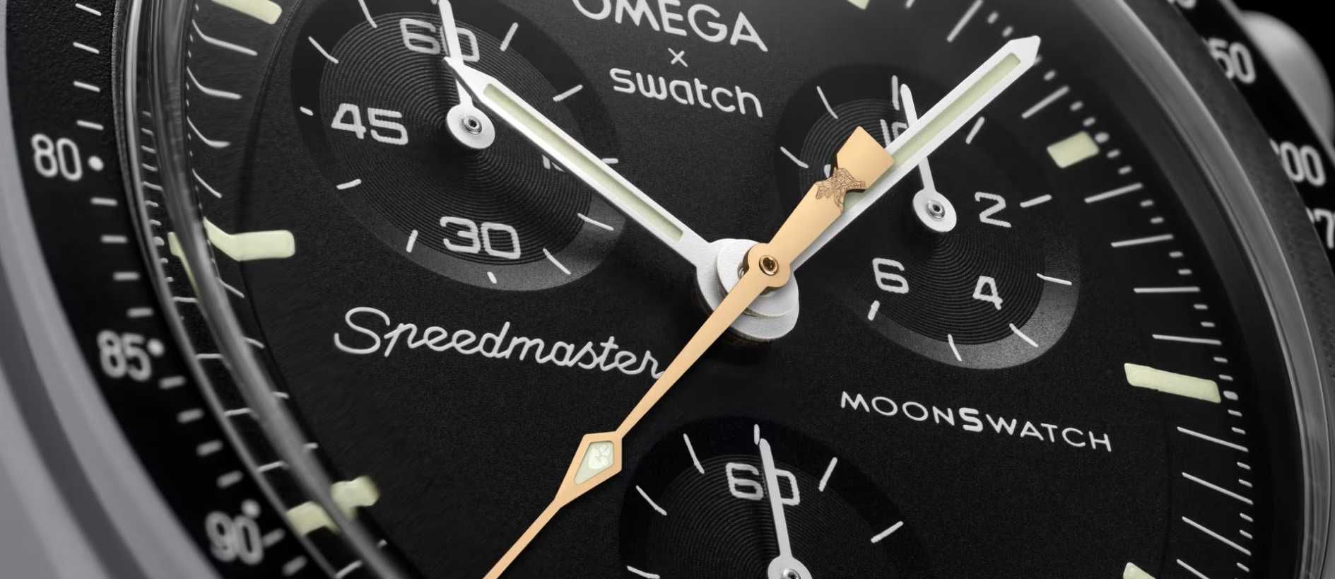 Relógio Omega x Swatch Mission to the Moon Moonshine Gold Beaver