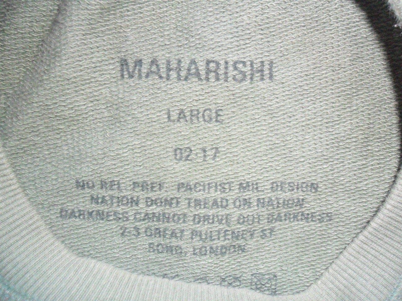 Maharishi sweatshirt