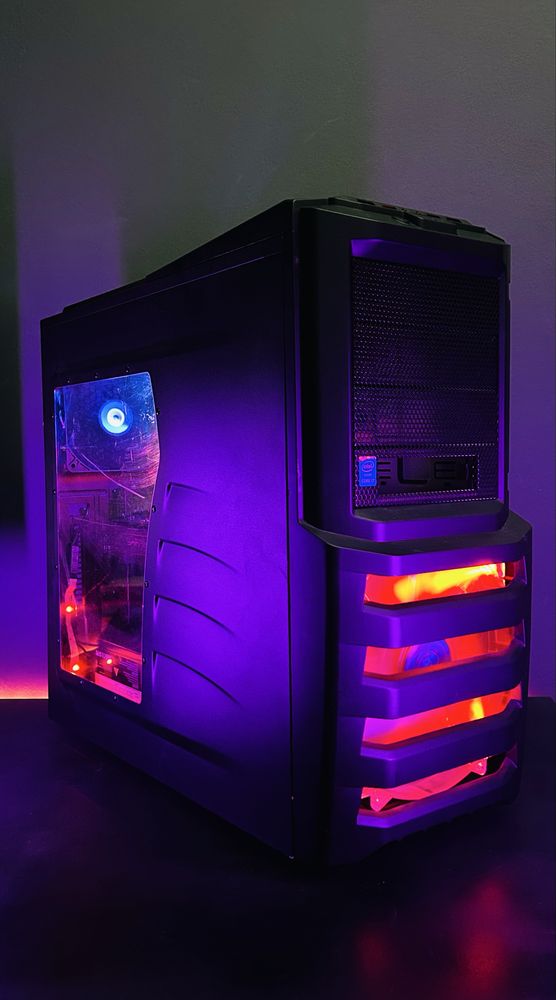 Komputer Do Gier Gamingowy RGB Intel I5 3,6Ghz , RX570 8GB , 8GB DDR4