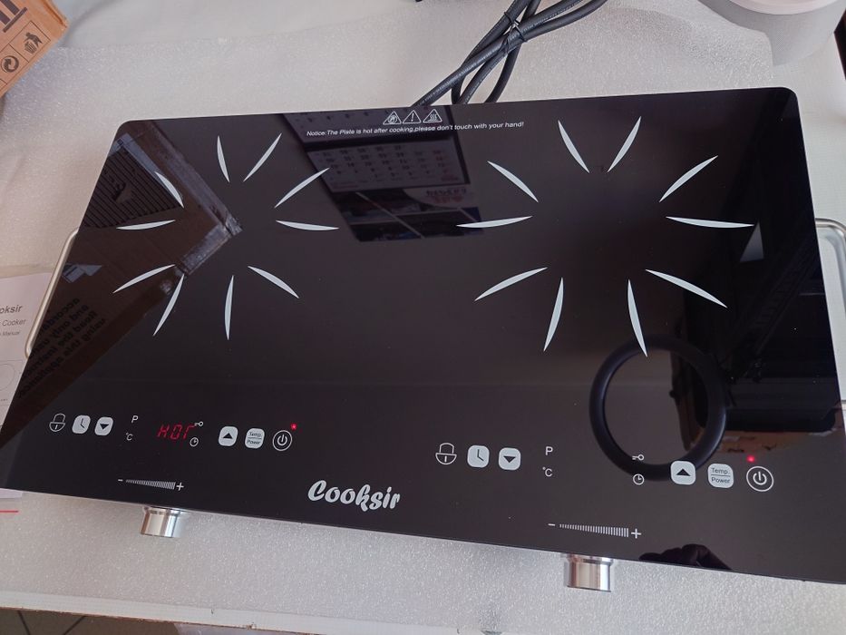 2 pola dotykowa płyta indukcyjna szklana Cooksir do kuchni biura 3500W