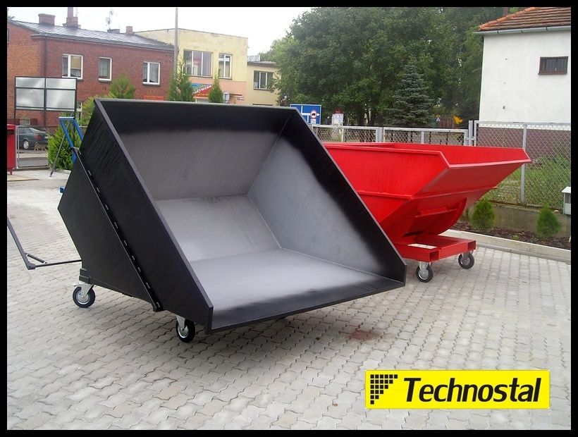 kontener samowyładowczy, koleba 2,2 m3 KS-22