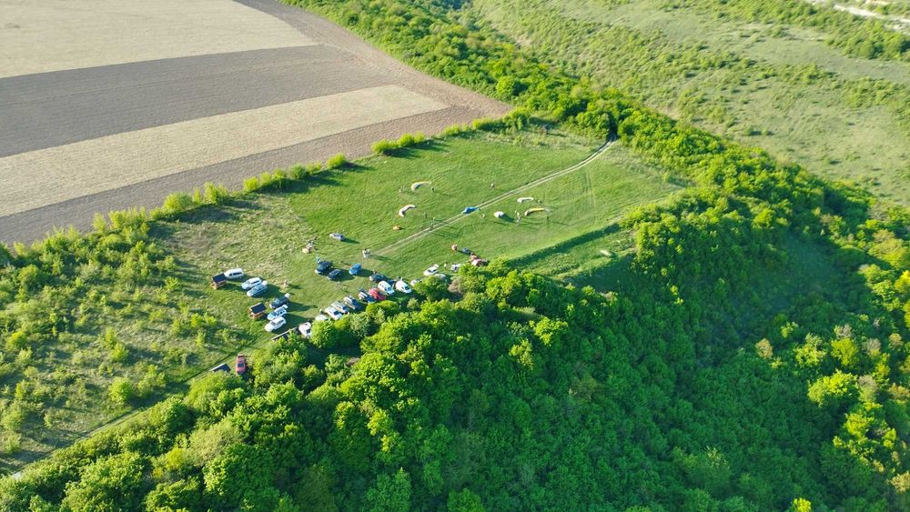 Політ на параплані-тандемі з інструктором біля Івано-Франківська