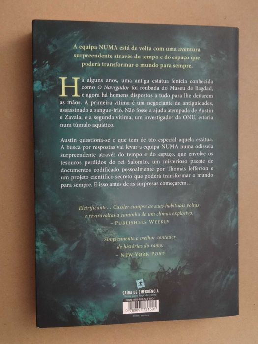 O Navegador de Clive Cussler e Paul Kemprecos - 1ª Edição