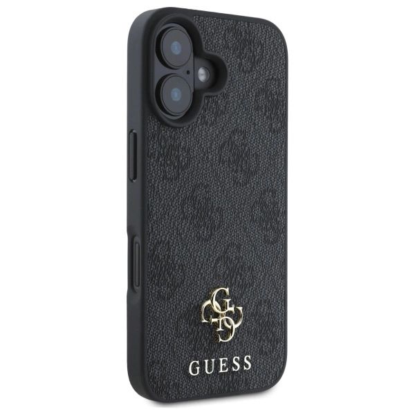 Etui Guess Small Classic MagSafe na iPhone 16 - czarne