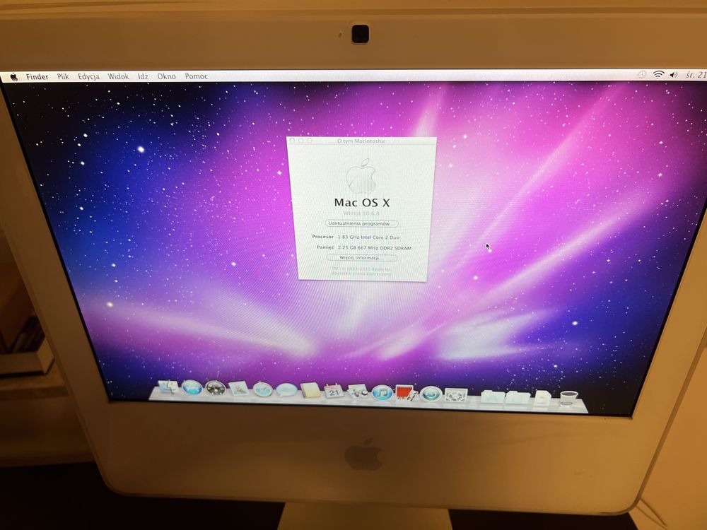 iMac OS X 100% sprawny, pełen zestaw Rzeszów iMac Macintosh