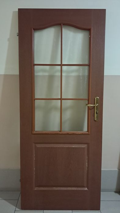 Drzwi pokojowe wewnętrzne 80 cm lewe