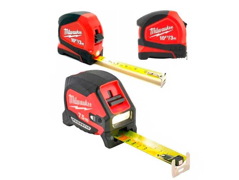 Рулетка метрична Milwaukee з LED підсвіткою