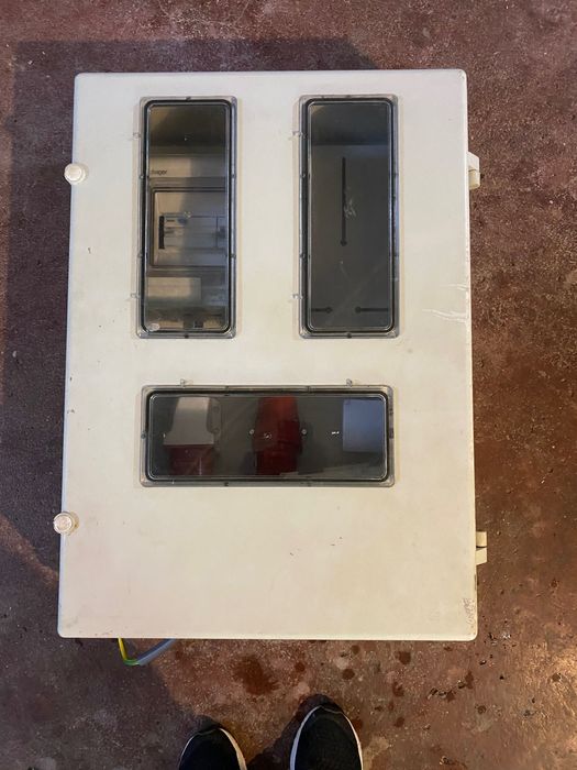 Quadro elétrico de obra
