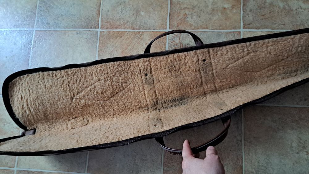 Pokrowiec na broń skórzany