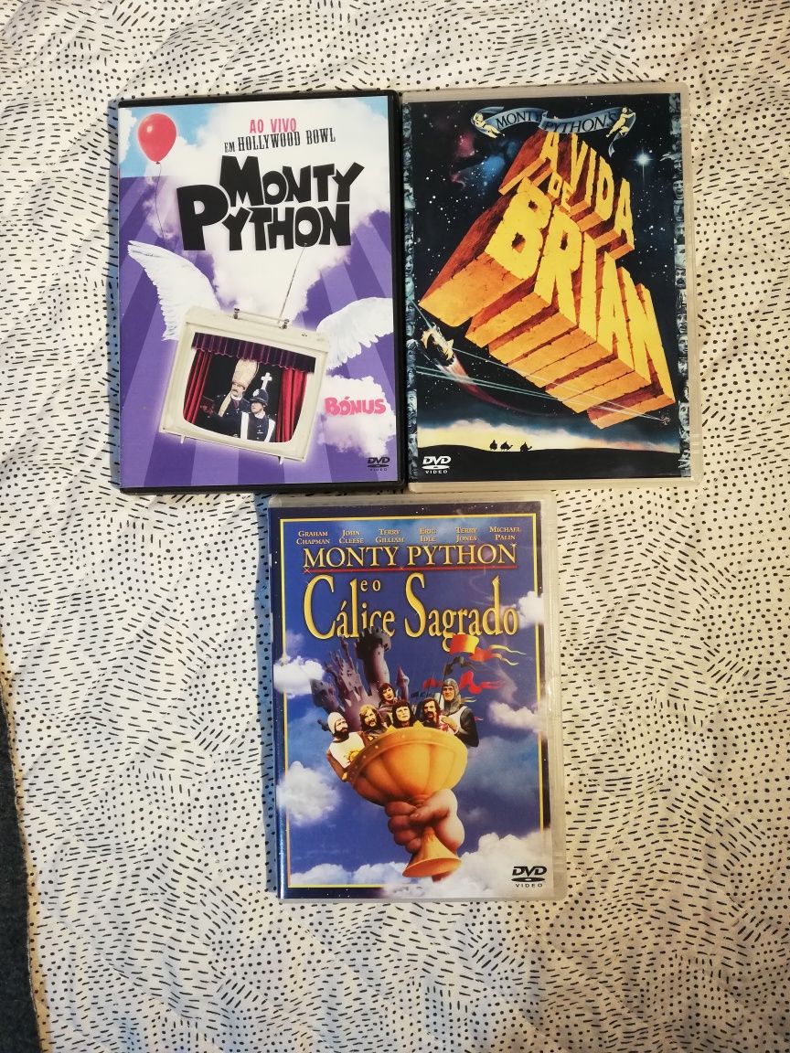 Pack 3 filmes dos Monty Python em dvd (portes grátis)